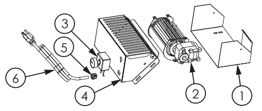 Repair Parts 2 Diagram and Parts List for US1100E-BL  US Stove Company Heating Stove